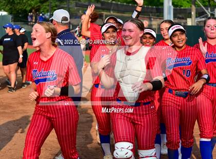 Thumbnail 3 in Clear Springs @ Midway (UIL Softball 6A Div 1 Final) photogallery.
