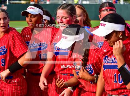 Thumbnail 3 in Clear Springs @ Midway (UIL Softball 6A Div 1 Final) photogallery.