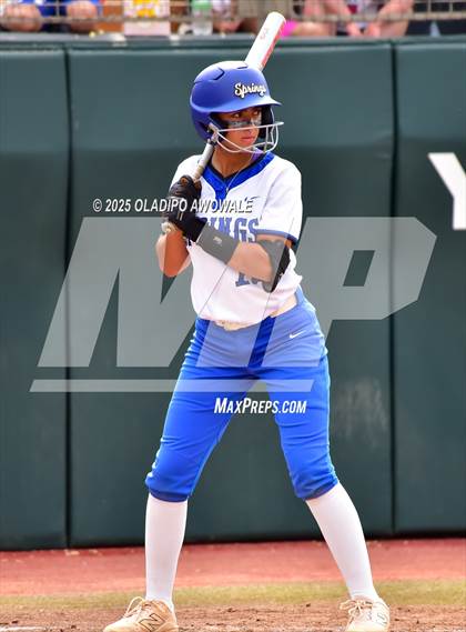 Thumbnail 2 in Clear Springs @ Midway (UIL Softball 6A Div 1 Final) photogallery.