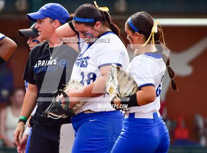 Thumbnail 2 in Clear Springs @ Midway (UIL Softball 6A Div 1 Final) photogallery.