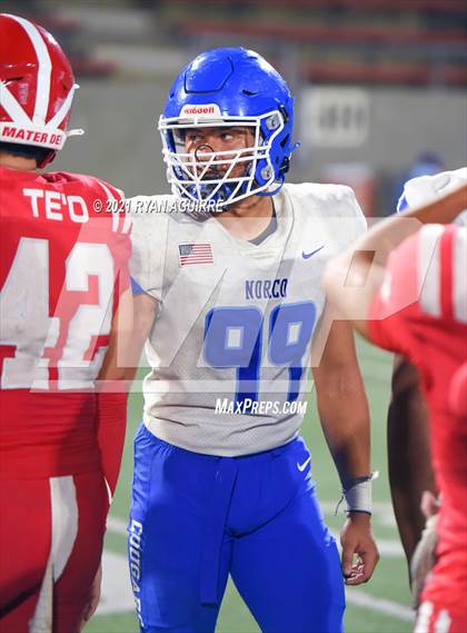 Thumbnail 1 in Norco @ Mater Dei (CIF SS D1 First Round Playoff) photogallery.
