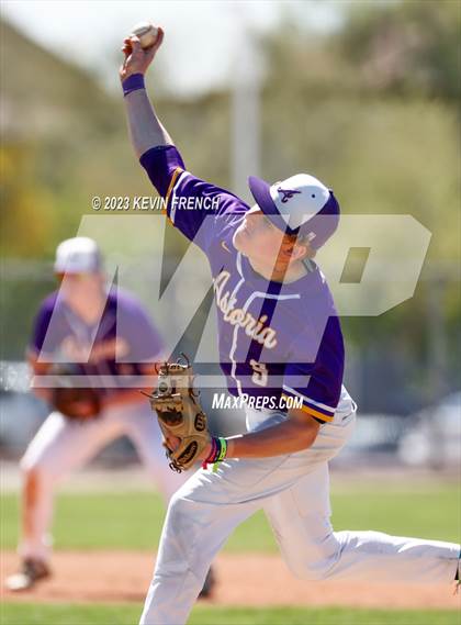 Thumbnail 2 in Denver Christian vs. Astoria (Coach Bob Invitational) photogallery.