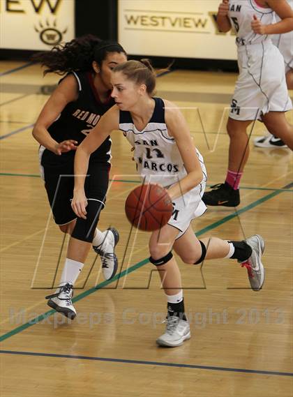 Thumbnail 3 in San Marcos vs. Red Mountain (So Cal Holiday Classic) photogallery.