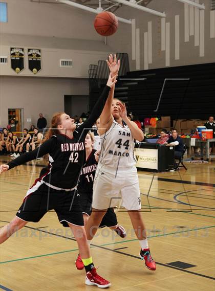 Thumbnail 2 in San Marcos vs. Red Mountain (So Cal Holiday Classic) photogallery.
