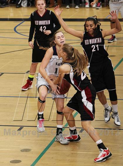 Thumbnail 2 in San Marcos vs. Red Mountain (So Cal Holiday Classic) photogallery.