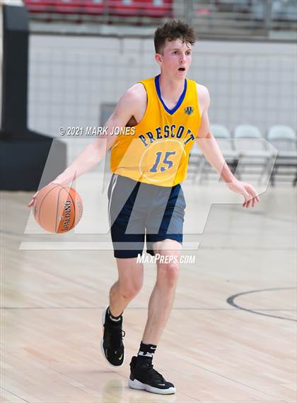 Thumbnail 2 in Prescott vs. Desert Mountain - Section 7 Basketball Tournament photogallery.
