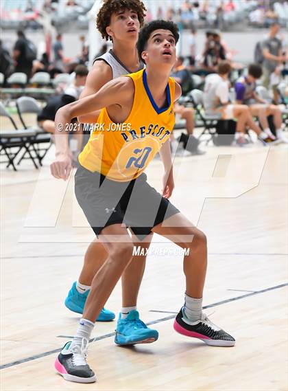 Thumbnail 1 in Prescott vs. Desert Mountain - Section 7 Basketball Tournament photogallery.