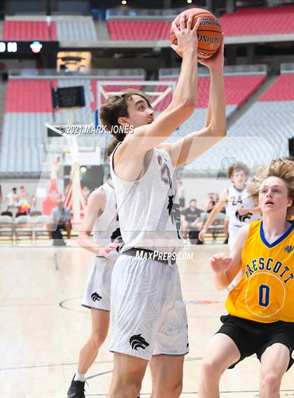 Thumbnail 1 in Prescott vs. Desert Mountain - Section 7 Basketball Tournament photogallery.