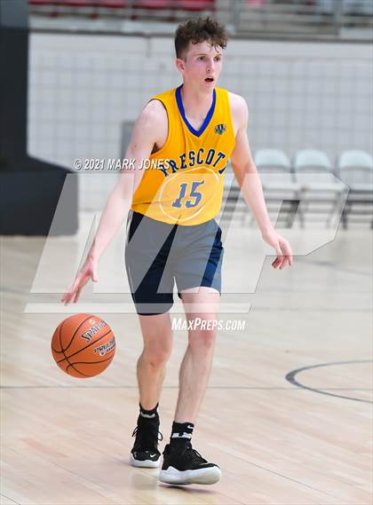 Thumbnail 1 in Prescott vs. Desert Mountain - Section 7 Basketball Tournament photogallery.