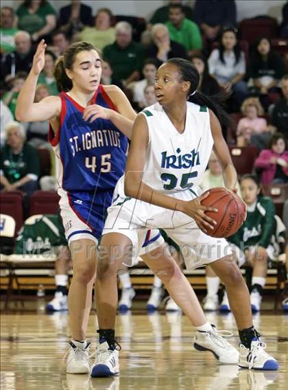 Thumbnail 2 in St. Ignatius vs. Sacred Heart Cathedral (CIF CCS D3 Final) photogallery.