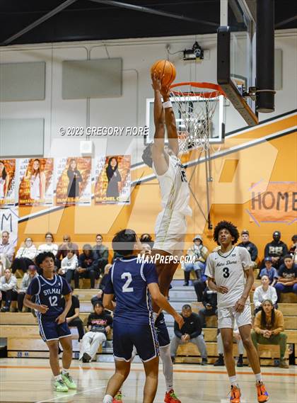 Thumbnail 2 in Notre Dame (SO) vs Sylmar (2023 South Pasadena Tournament) photogallery.