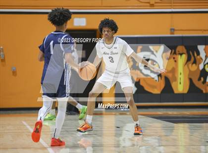Thumbnail 2 in Notre Dame (SO) vs Sylmar (2023 South Pasadena Tournament) photogallery.