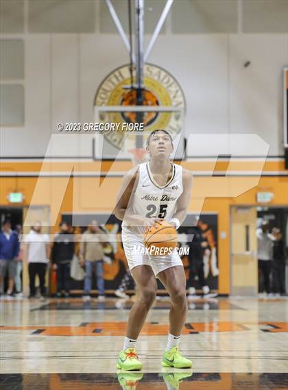Thumbnail 3 in Notre Dame (SO) vs Sylmar (2023 South Pasadena Tournament) photogallery.