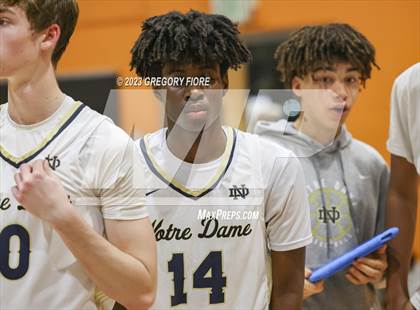 Thumbnail 2 in Notre Dame (SO) vs Sylmar (2023 South Pasadena Tournament) photogallery.