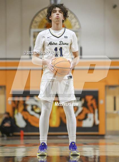 Thumbnail 3 in Notre Dame (SO) vs Sylmar (2023 South Pasadena Tournament) photogallery.