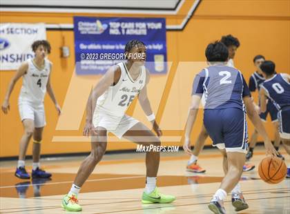 Thumbnail 2 in Notre Dame (SO) vs Sylmar (2023 South Pasadena Tournament) photogallery.