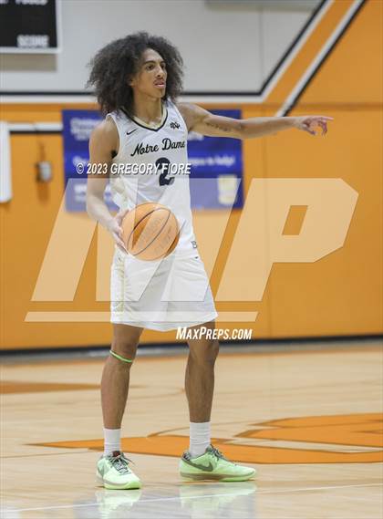 Thumbnail 1 in Notre Dame (SO) vs Sylmar (2023 South Pasadena Tournament) photogallery.