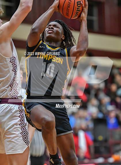 Thumbnail 1 in Martins Mill vs. Timpson (Holiday Hoops Tournament) photogallery.