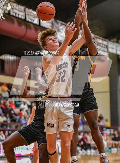 Thumbnail 1 in Martins Mill vs. Timpson (Holiday Hoops Tournament) photogallery.