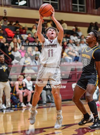 Thumbnail 2 in Martins Mill vs. Timpson (Holiday Hoops Tournament) photogallery.