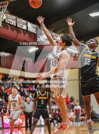 Thumbnail 2 in Martins Mill vs. Timpson (Holiday Hoops Tournament) photogallery.