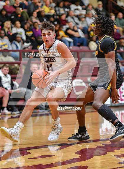 Thumbnail 2 in Martins Mill vs. Timpson (Holiday Hoops Tournament) photogallery.