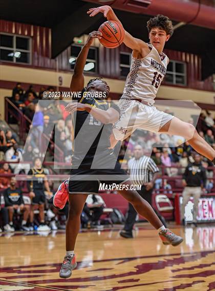 Thumbnail 2 in Martins Mill vs. Timpson (Holiday Hoops Tournament) photogallery.
