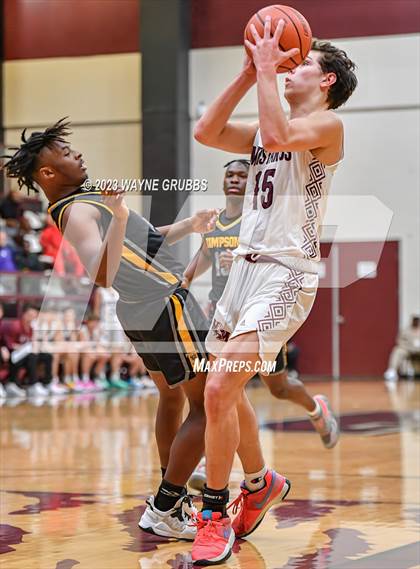 Thumbnail 1 in Martins Mill vs. Timpson (Holiday Hoops Tournament) photogallery.