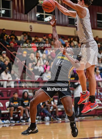 Thumbnail 3 in Martins Mill vs. Timpson (Holiday Hoops Tournament) photogallery.