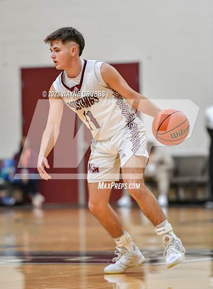 Thumbnail 2 in Martins Mill vs. Timpson (Holiday Hoops Tournament) photogallery.