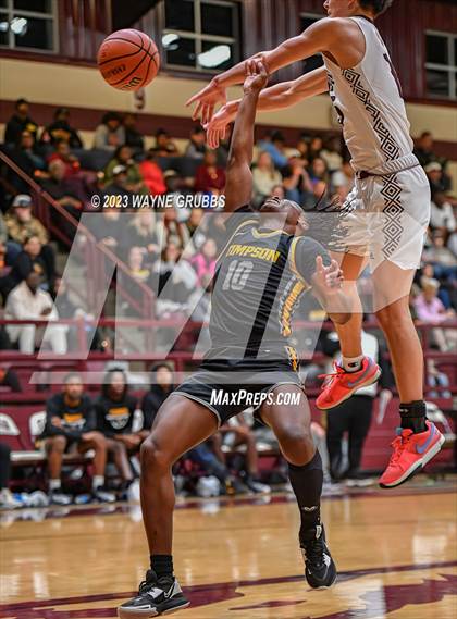 Thumbnail 1 in Martins Mill vs. Timpson (Holiday Hoops Tournament) photogallery.