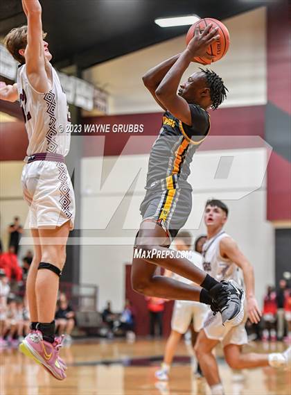 Thumbnail 3 in Martins Mill vs. Timpson (Holiday Hoops Tournament) photogallery.
