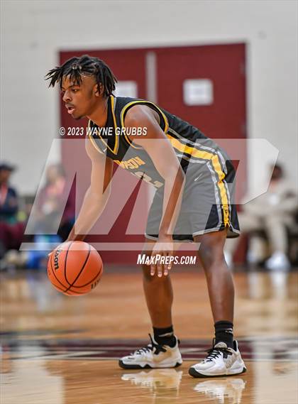Thumbnail 3 in Martins Mill vs. Timpson (Holiday Hoops Tournament) photogallery.