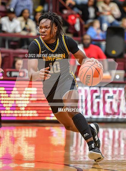 Thumbnail 2 in Martins Mill vs. Timpson (Holiday Hoops Tournament) photogallery.