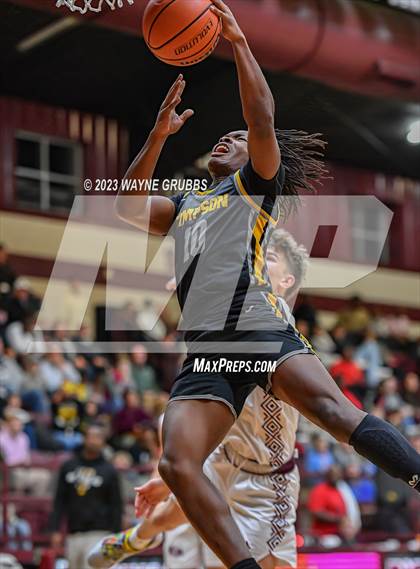 Thumbnail 2 in Martins Mill vs. Timpson (Holiday Hoops Tournament) photogallery.
