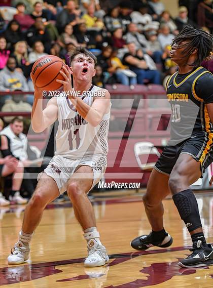 Thumbnail 1 in Martins Mill vs. Timpson (Holiday Hoops Tournament) photogallery.