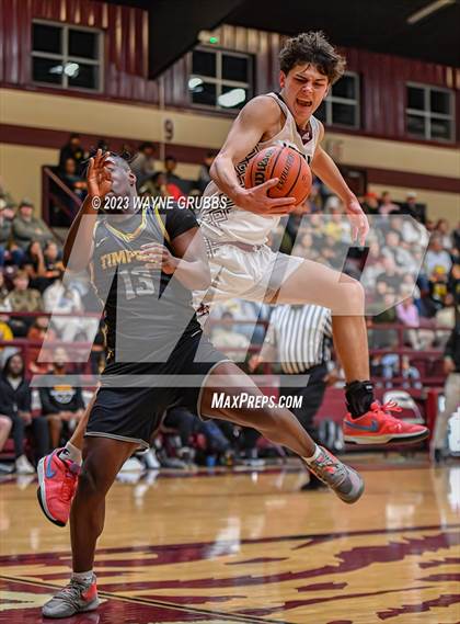 Thumbnail 1 in Martins Mill vs. Timpson (Holiday Hoops Tournament) photogallery.