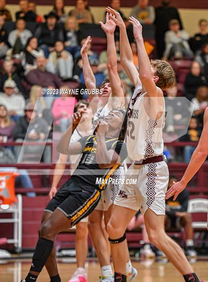 Thumbnail 2 in Martins Mill vs. Timpson (Holiday Hoops Tournament) photogallery.