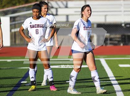 Thumbnail 1 in Rockwall vs. Sachse (UIL 6A Soccer Bi-District Playoffs) photogallery.