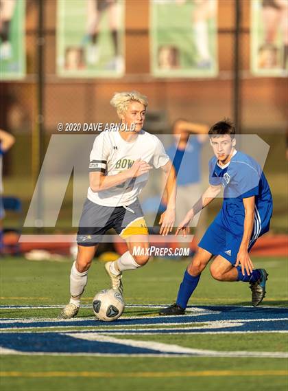 Thumbnail 1 in Oyster River vs. Bow (NHIAA Division 2 State Final) photogallery.