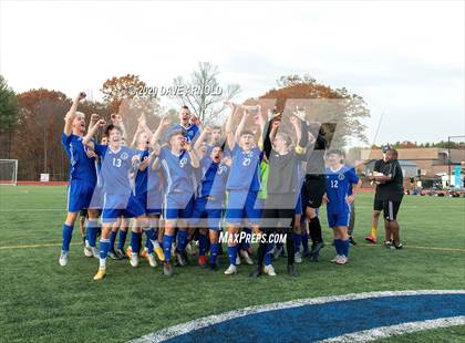 Thumbnail 1 in Oyster River vs. Bow (NHIAA Division 2 State Final) photogallery.