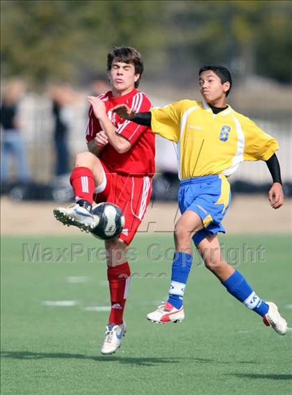 Thumbnail 2 in Ozen vs Belton (RRISD Soccer Classic) photogallery.