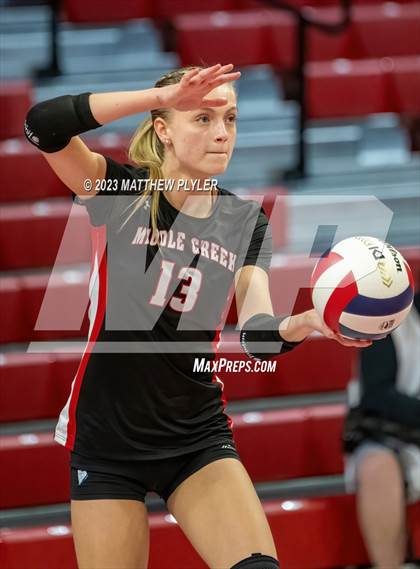 Thumbnail 2 in Cox Mill vs Middle Creek (NCHSAA 4A Final) photogallery.