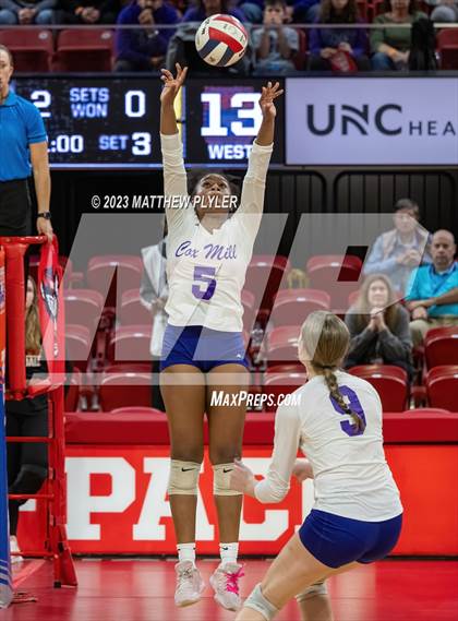 Thumbnail 3 in Cox Mill vs Middle Creek (NCHSAA 4A Final) photogallery.