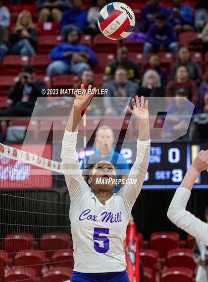 Thumbnail 3 in Cox Mill vs Middle Creek (NCHSAA 4A Final) photogallery.
