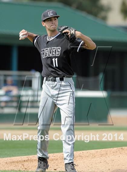 Thumbnail 2 in Etiwanda vs. Los Osos (Battle of the Baseline League) photogallery.