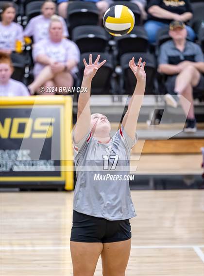 Thumbnail 1 in Highland vs Quitman (Salem Volleyball Tournament) photogallery.