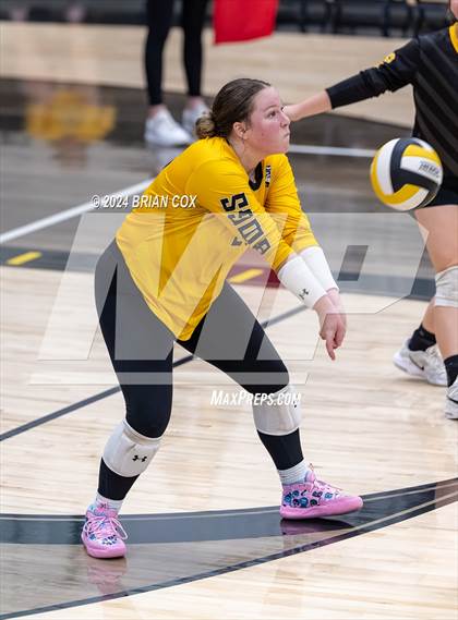Thumbnail 1 in Highland vs Quitman (Salem Volleyball Tournament) photogallery.