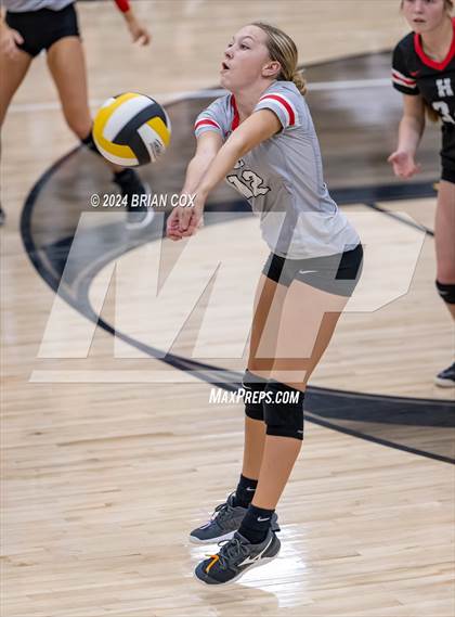 Thumbnail 2 in Highland vs Quitman (Salem Volleyball Tournament) photogallery.