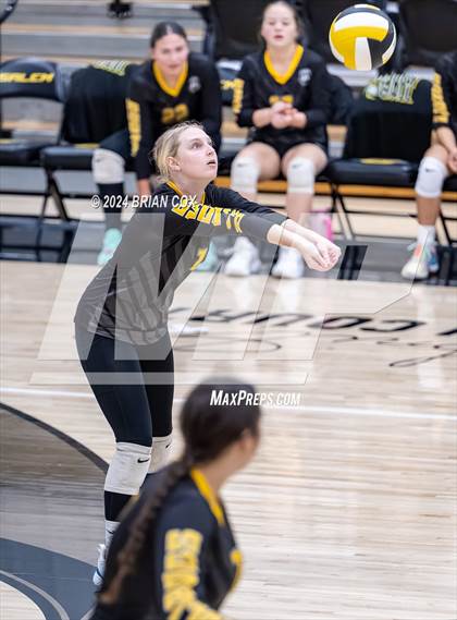 Thumbnail 2 in Highland vs Quitman (Salem Volleyball Tournament) photogallery.
